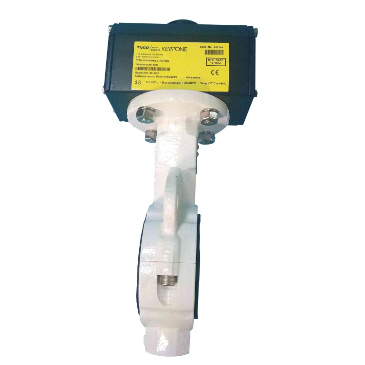 对夹式高温气动蝶阀 对夹式高温气动蝶阀