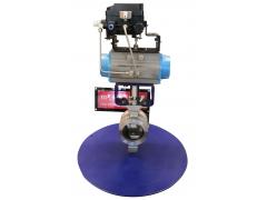 对夹式气动V型球阀 对夹式气动V型球阀